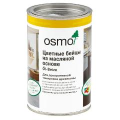 OSMO ЦВЕТНЫЕ БЕЙЦЫ ÖL-BEIZE серебристо-серый 1 л