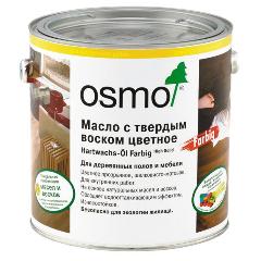 МАСЛО OSMO С ТВЕРДЫМ ВОСКОМ HWÖ FARBIG 2,5 л светло-серое